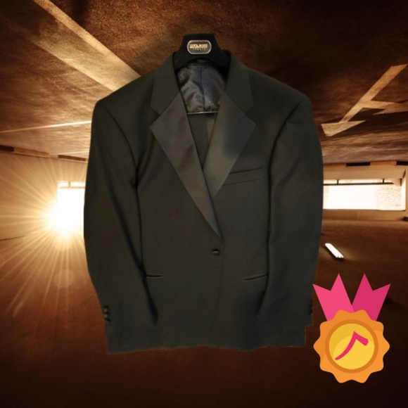 Beautiful excellent condition, Italian, 46R black - Picture 2 of 9